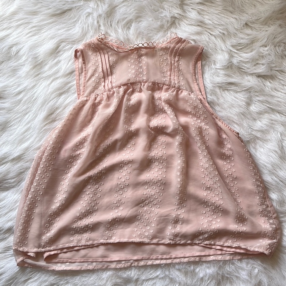 Mi Ami Pink Blush Sleeveless Tank